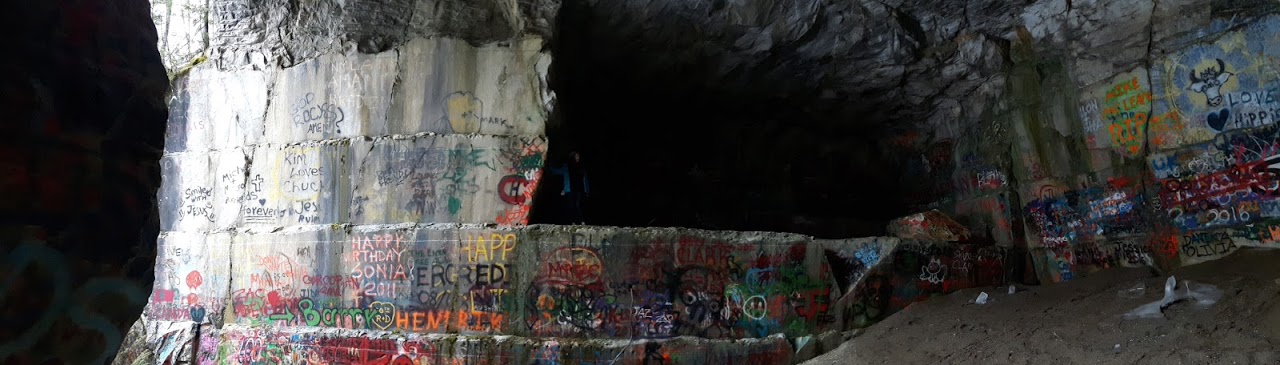 At the abandoned Marble Quarry